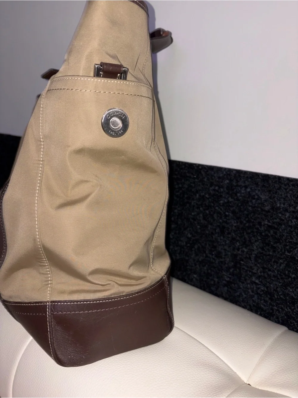 Coach duffel khaki